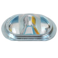 107mm LED Optical Convex Glass Lens with Silicone Seal and Holder