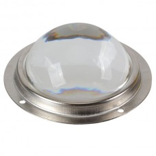 78mm LED Waterproof Optical Convex Glass Lens with Silicone Seal and Holder