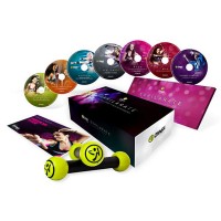 Zumba Fitness Exhilarate Ultimate 7 DVD Set with 2 Toning Stick