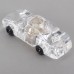 Coolkids Roller Ball Racers with Light-UP LED Marble-Blue