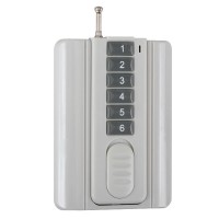 6 Channels 6 Keys Wireless RF Radio Remote Control 315MHz-Grey