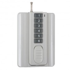 6 Channels 6 Keys Wireless RF Radio Remote Control 315MHz-Grey