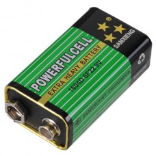 Powerfulcell 1604D 6F22 9V Extra Heavy Carbon Battery