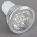 SMD 4 LED 4W Spotlight Dimmable GU10 Base LED Lamp-Warm White