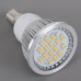 16 SMD LED Light Lamp AC220V Amusement LED Bulb E14 With Cover-Warm White