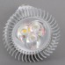 3W Spotlight 3LEDs E14 Base LED Light Lamp-Warm White