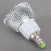 3W Spotlight 3LEDs E14 Base LED Light Lamp-Warm White