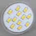 E27 12LEDs Light Bulb 5630 4W LED Light Lamp-Warm White