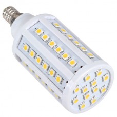 12w 5050 SMD LED Corn Light Lamps 220V Plastic Housing 60LEDs-Warm White