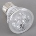 E27 4W 4LED LED Light Bulb 100-240VAC Light Lamp-Warm White