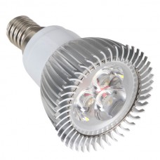 3W Spotlight 3LEDs E14 Base LED Light Lamp-White