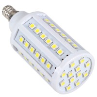12w 5050 SMD LED Corn Light Lamps 220V Plastic Housing 60LEDs-White