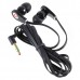 3.5mm Super Bass Stereo Earphones High Quality Headphone For lPOD lPHONE MP3 MP4 Black