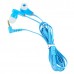 3.5mm Super Bass Stereo Earphones High Quality Headphone For lPOD lPHONE MP3 MP4 Blue