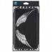 Wing Shaped Alloy Car Sticker Car Decoration Sticker Silver