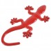 Small Wall Lizard King Shaped Alloy Car Sticker Car Decoration Sticker Red