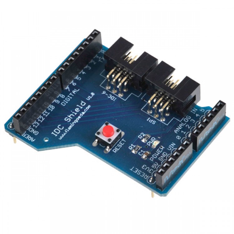Arduino 6 Socket IDC-6 / SPI Shield Module for Arduino UNO - Free ...