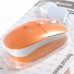 MC Saite Optical Mouse with Retractable Cable Orange