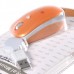 MC Saite Optical Mouse with Retractable Cable Orange