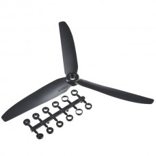 GWS 9050 9x5 9050R 3-blade Rotating Reversed Propeller CCW 4-Pack