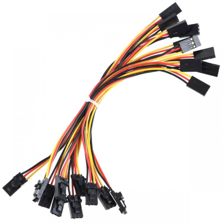 3pin Common Sensor Cable for Arduino Shield Sensor Module 15cm 5pcs ...