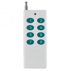 Universal Long Distance Wireless 8 Button Metal Remote Controller