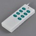 Universal Long Distance Wireless 8 Button Metal Remote Controller