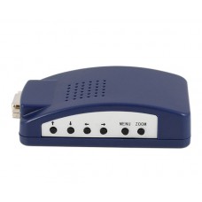 PC VGA to TV AV RCA Adapter Converter Video Switch Box With Intelligent Chip