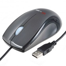 MC Saite  Optical Mouse For Computer and Laptop Silver and Black