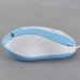 MC Saite Optical Mouse For Computer and Laptop Blue and White