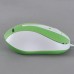 MC Saite Optical Mouse For Computer and Laptop Green and White