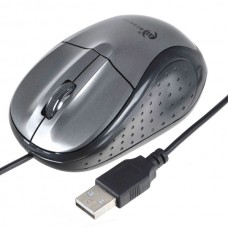 MC Saite Optical Mouse For Computer and Laptop Black and Silver