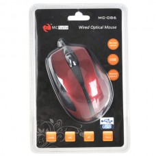 MC Saite 086 Optical Mouse For Computer and Laptop Notebook Red