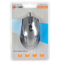 MC-099U Wired Optical Mouse For Computer Laptop Notebook Silver and Balck