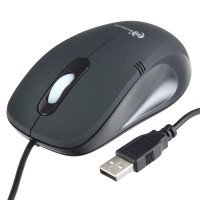 MC Saite  Optical Mouse For Computer and Laptop Notebook Black