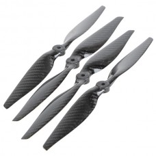 1340 13X4.0 Carbon Fiber Propeller Prop CW/CCW for QuadCoptor 2 Pairs