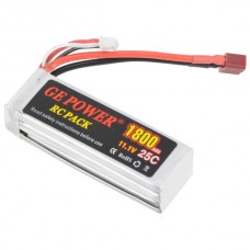 GE POWER 1800mAh 25C 11.1V Rechargeable Lithium Polymer Battery