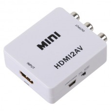 HDV-M610 MINI HDMI to CVBS/L+R Audio Converter Adapter (Scaler)