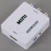 HDV-M610 MINI HDMI to CVBS/L+R Audio Converter Adapter (Scaler)