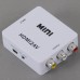 HDV-M610 MINI HDMI to CVBS/L+R Audio Converter Adapter (Scaler)