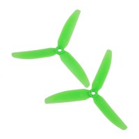 1Pair Gemfan 5030 5030R 3-Blades CW CCW Propeller for Micro QuadCopter Multicopter-Green