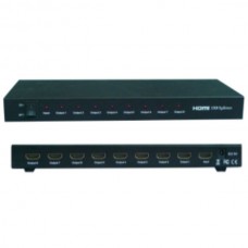 HDMI 1x8 Splitter Support 3D (HDMI1.4/3D) HDV-818