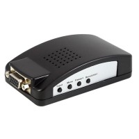 BNC + Svideo to VGA Converter (Upscaler) HDV200-B