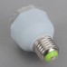 AL201 E27 3W 23 LED White Light Sound Activated Automatic Lamp -Silver