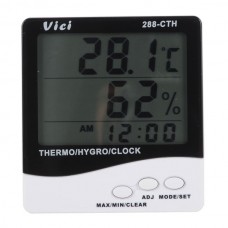 288-CTH Temperature Humidity Digital Thermo-Hygrometer with Clock Calendar