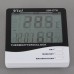 3 in 1 230-CTH Digital Indoor Thermometer Hygrometer with Clock and Calendar
