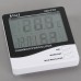 3 in 1 230-CTH Digital Indoor Thermometer Hygrometer with Clock and Calendar