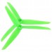 1 Pair Gemfan 7035 7035R 3-blade Rotating Reversed Propeller CCW CW Multi Rotor-Green