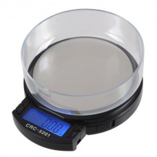 CRC-5201 Switchable Cpacity Electronic Digital Scale Precision200G/ 0.01G 500G/ 0.1G-Black