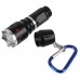 704 1W Cree LED Flashlight 1xAAA battery Flashlight Torch with Keychain